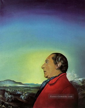 Salvador Dali Werke - Der Herzog von Urbino Porträt des Grafen Theo Rossi Di Montelera 1957 Kubismus Dada Surrealismus Salvador Dali